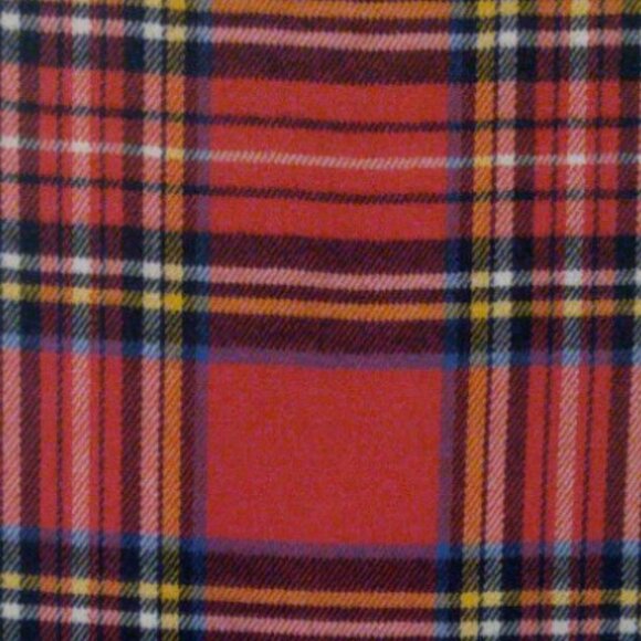 Memories Red Tartan Scarf-67"-NWT - Picture 5 of 7